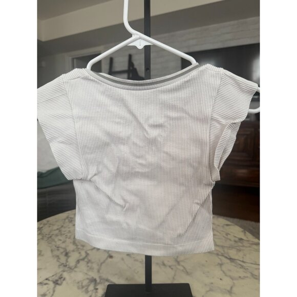 Urban Outfitters Out From Under Go For Gold Seamless Top in White Womens Size XS - Picture 3 of 8